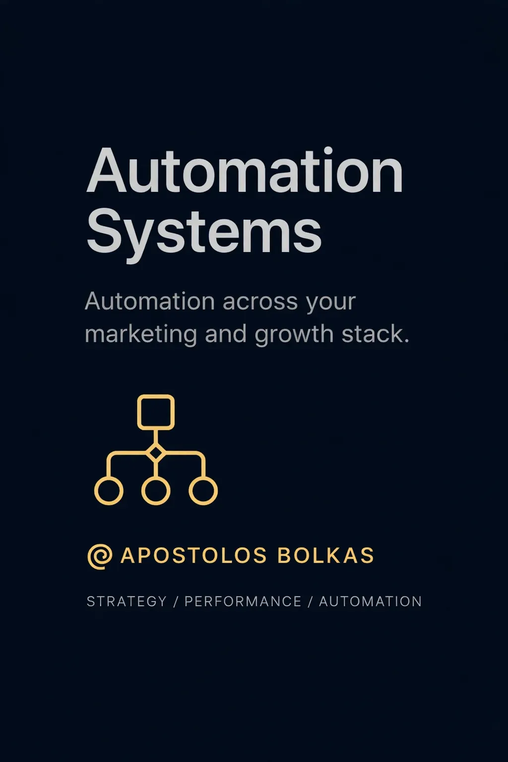 Automation Systems manual cover