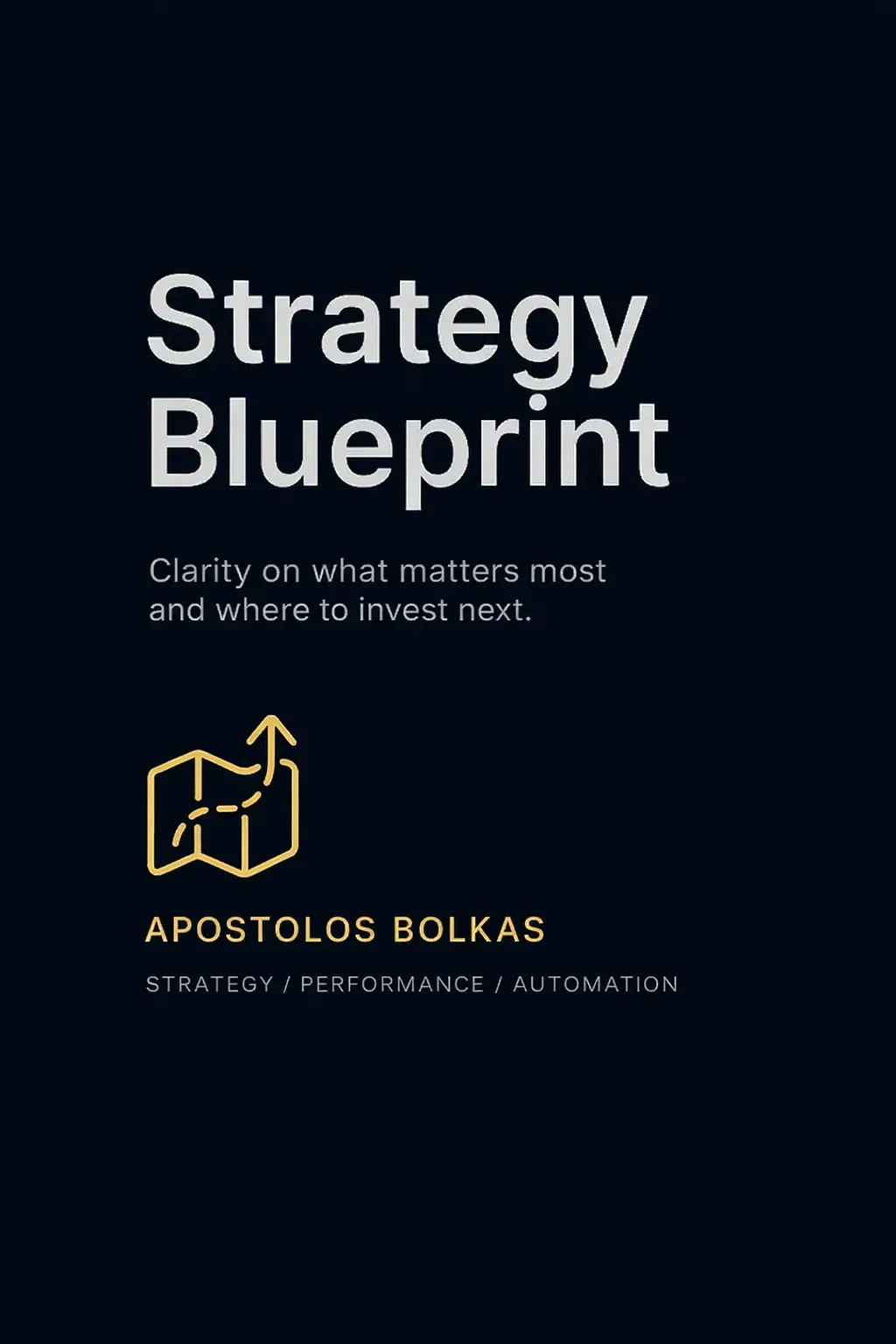 Strategy Blueprint field guide cover